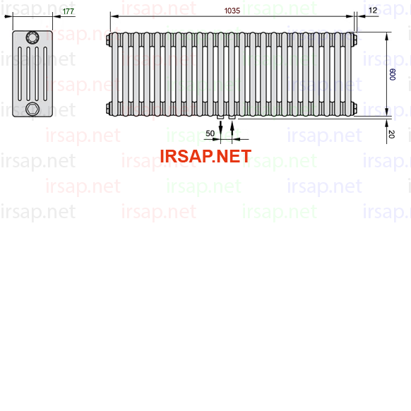 Радиатор IRSAP Tesi 50600/23 T50 CL 01